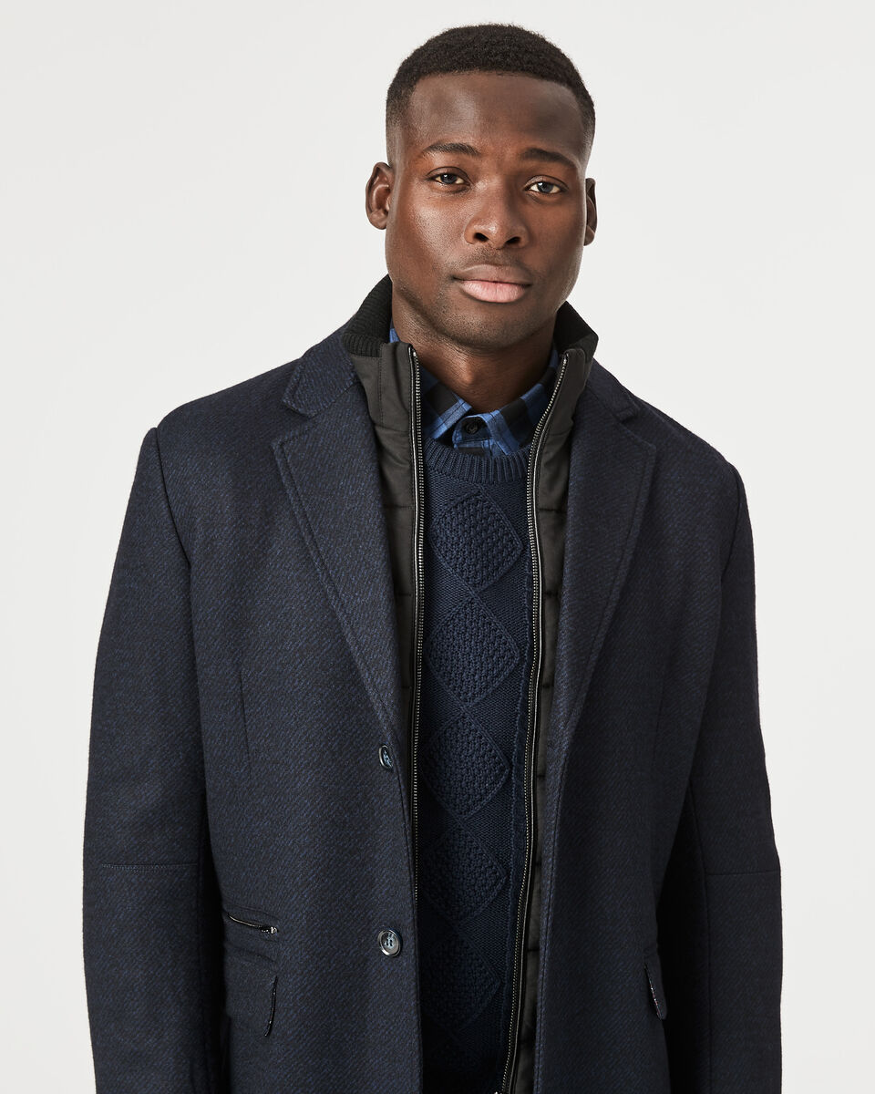 Gunnersbury Casual Jacket, Black/Navy, hi-res